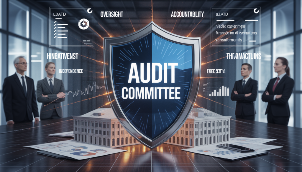 audit committee, corporate governance, financial oversight, internal controls, risk management, board governance, independent director, audit integrity, compliance, financial transparency, corporate ethics, fraud prevention, governance leadership