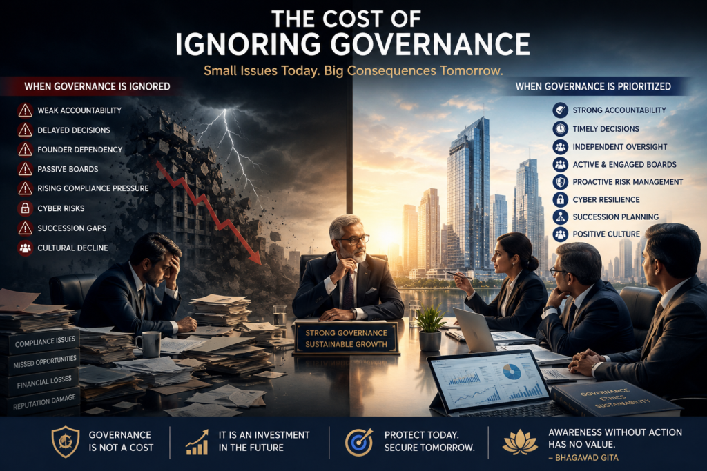 cost of ignoring Governance|anuradhaboardgovernance.com
