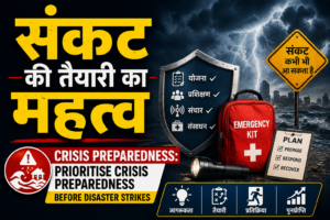 संकट की तैयारी का महत्व | Crisis Preparedness: Prioritise Crisis Preparedness Before Disaster Strike