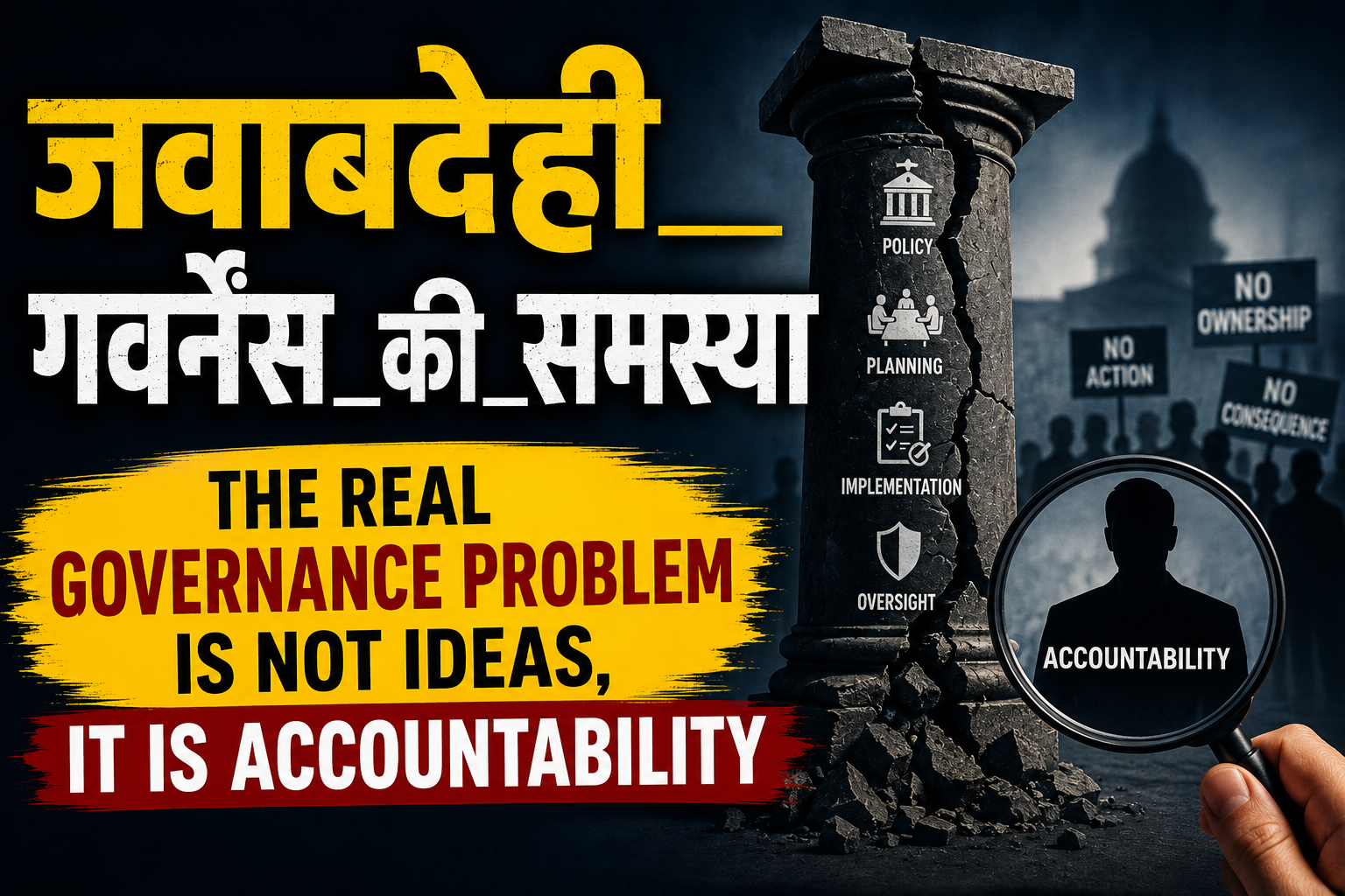 The Real Governance Problem Is Not Ideas, It Is Accountability