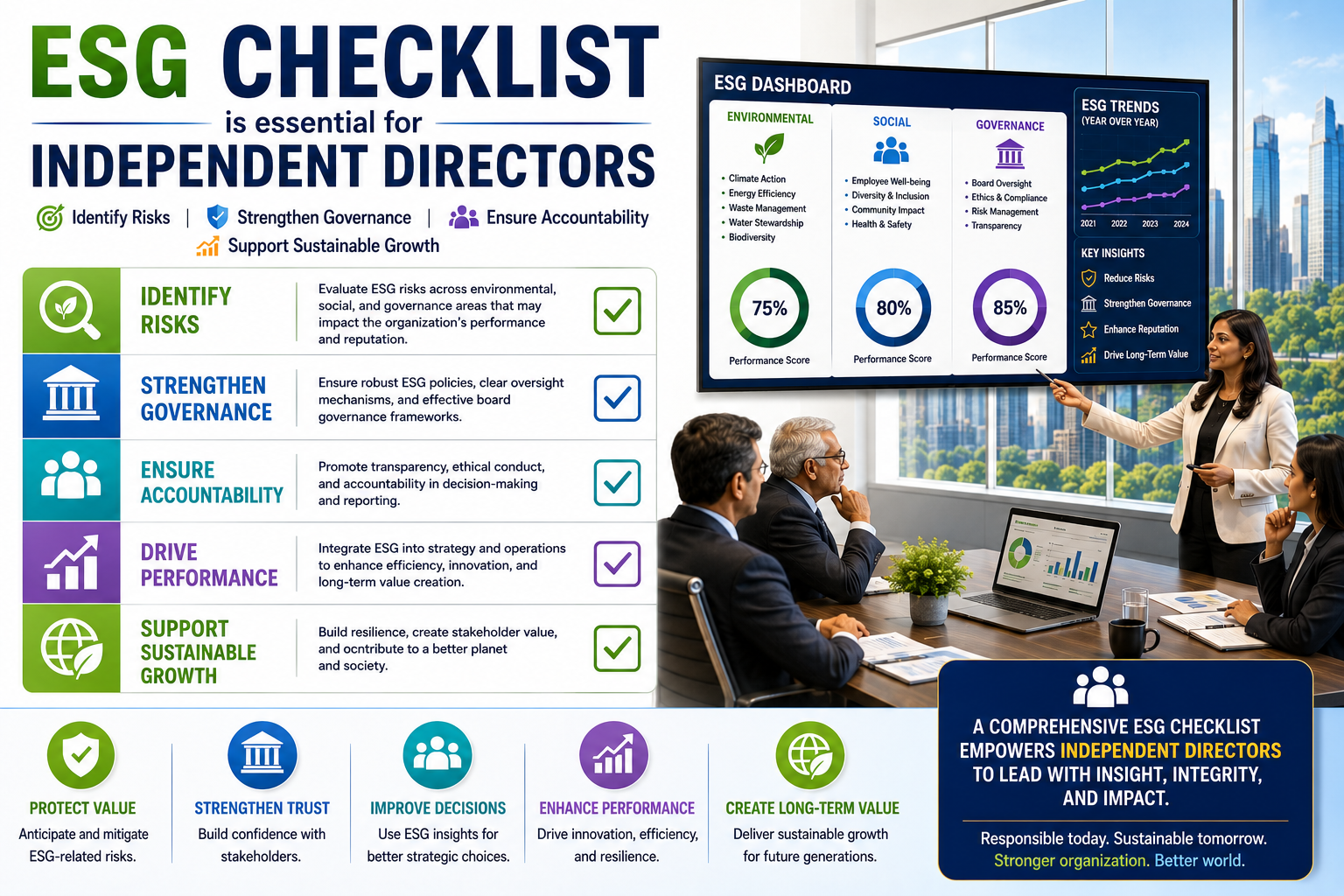 ESG checklist for Independent Directors | anuradhaboardgovernace.com